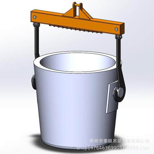 铁水包吊钩龙门钩吊梁钢包吊具翻倒渣罐轧辊双钩倾翻横梁重型平衡
