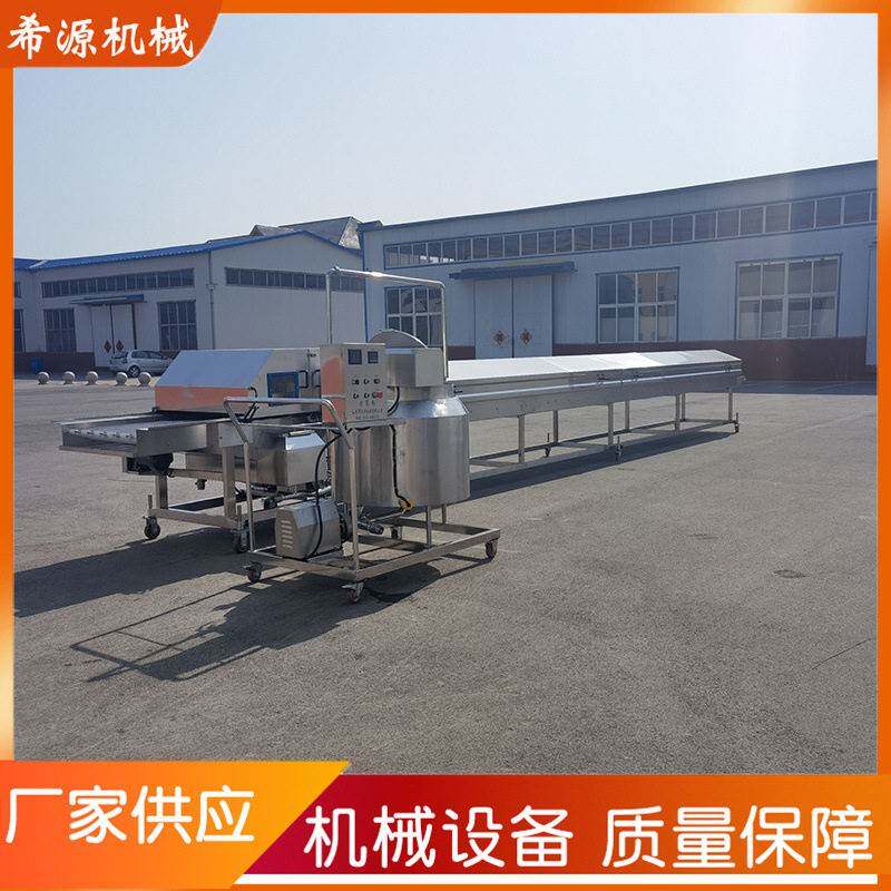冻干柠檬片巧克力涂层机食品降温冷却隧道巧克力保温缸融化