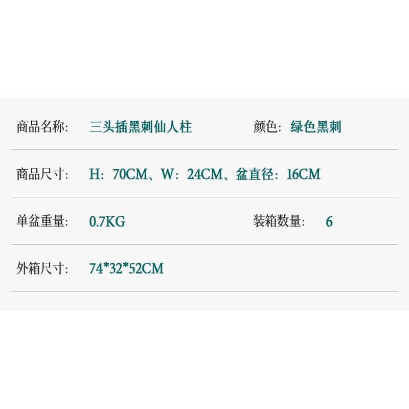定制仿真植物仙人柱大型仿真仙人掌室内客厅落地布景装饰绿植盆