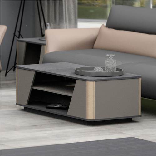 制商用公司会客定接待式小方桌子客板厅办公WD-01F室沙茶发轻奢小