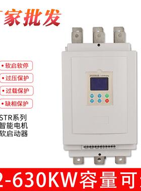 STR-22/30/37/55/75/90/115/132/160/200KW在线旁路通用软启动器