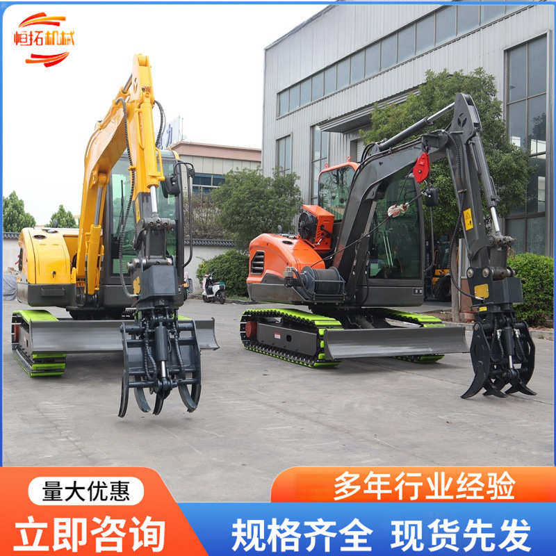 木机夹度360液压木材挖掘机旋转木器抓抓抓草石器挖掘机抓,五金/工具,挖掘机,淘宝优惠券,粉丝福利购,淘宝优惠卷