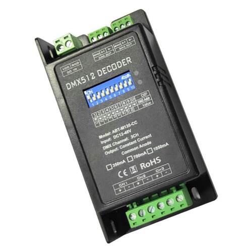DMX512调光驱动器电流350mA700mA1050mA功率108W厂家直销
