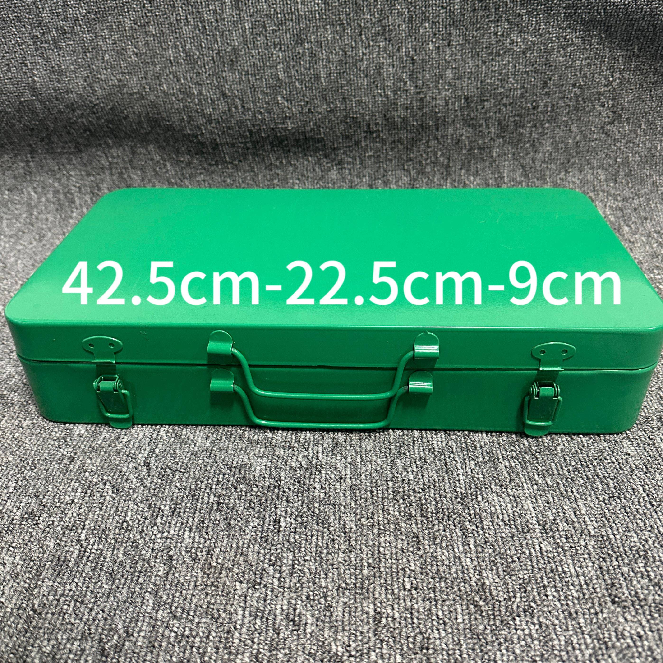 热熔机工具箱加厚家用箱铁五金工具箱铁制一体拉