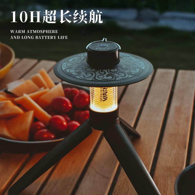 沃尔森厂家CP66露营灯户外野营led充电长续航便携式野营灯
