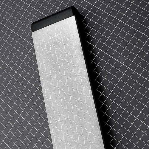 wmyp石金刚石磨刀神器双面用蜂窝型多功400#+100能磨刀块防滑两底