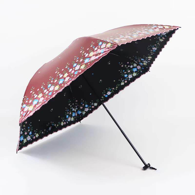 高档上海故进口料超轻型防晒太阳伞材防紫外线乙烯基遮阳紧凑型阳