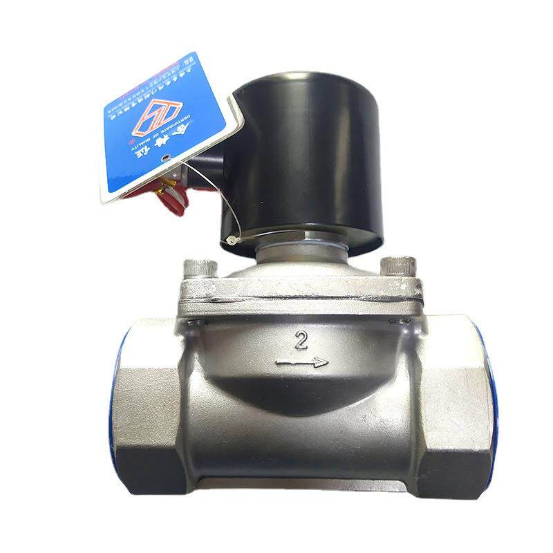 泰龙不锈钢304电磁阀水阀220V24V水管常闭控制开关电子气阀放水阀