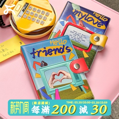 左咸敦道拍立得相册本手账卡片原创设计影集装照片相纸收纳册集
