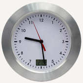 现代温度计家用lcd防水浴室挂钟小 吸盘卫生间 静音电子钟表 欧式