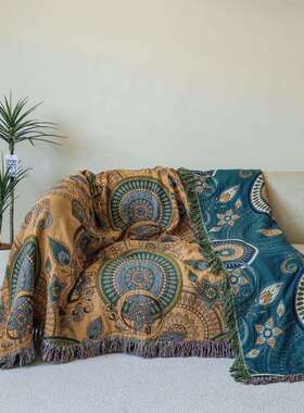 款流苏纱布发盖毯人四新层ECU纱布提花流苏沙巾双纱布四季毯