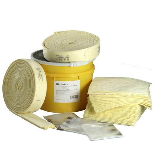 3m C-SKFL31 工业化学品液体泄露应急处理桶吸液垫吸液棉吸液毡