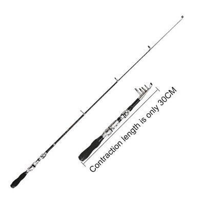 1/1.2/1.5/1.7/1.9/2.1m Telescopic Mini Fishing Rods Super Ha