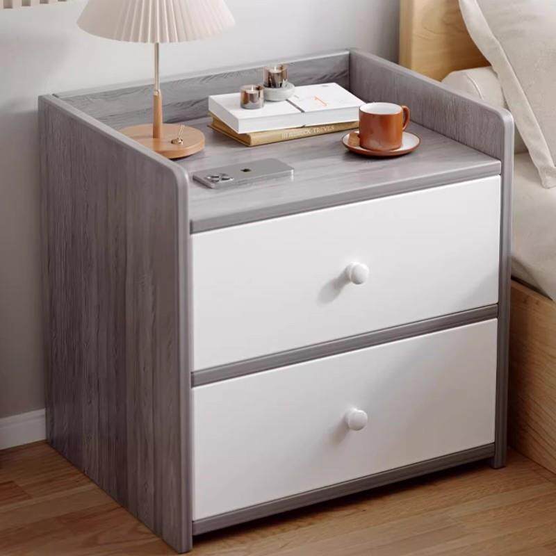床头柜简约现代卧室置物架简易储藏床尾收纳柜出租房用小型床边柜