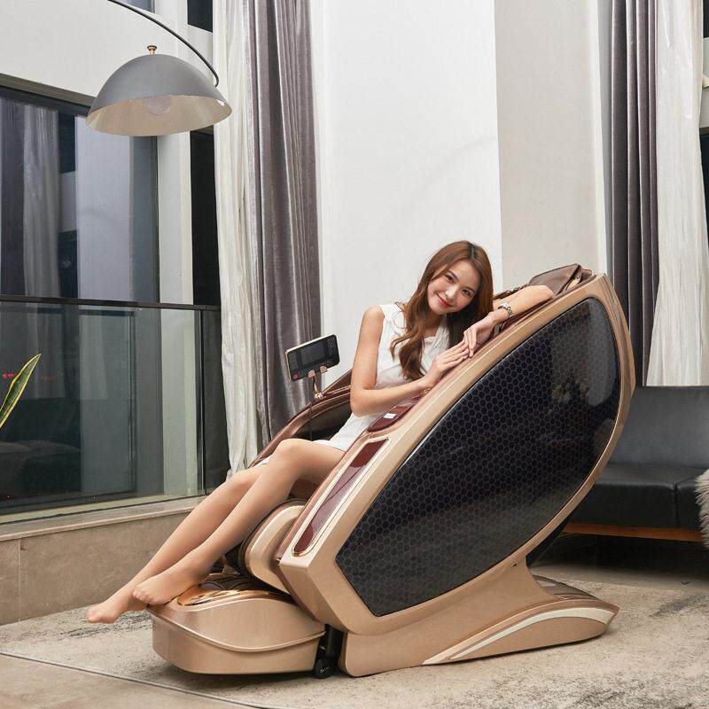 源头工厂欧美4D语音声控按摩椅家用SL双轨道太空舱加热智能操控