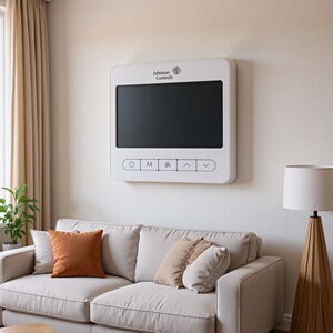 江森T7300-TF60-9KS0风机盘管调节阀大液晶温控器T7300-TF61-9MS0