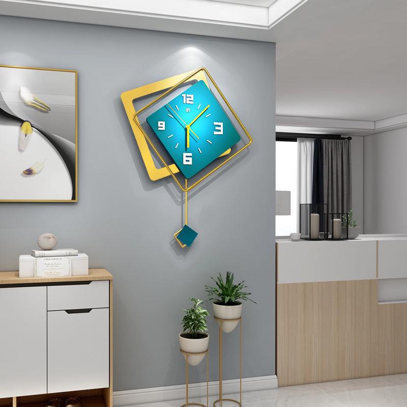 l1s墙上轻SSN奢家用客钟代厅钟表现简挂约餐厅创意挂表装饰时钟