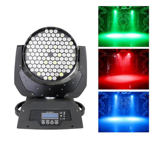 led108颗摇头染色灯舞台led摇头灯led舞台灯光全彩摇头换色灯光