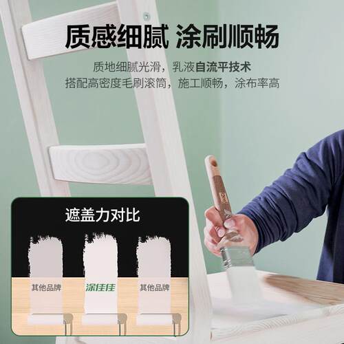 改色水性木器柜子旧家具翻新自刷家用清油漆喷防水耐磨白
