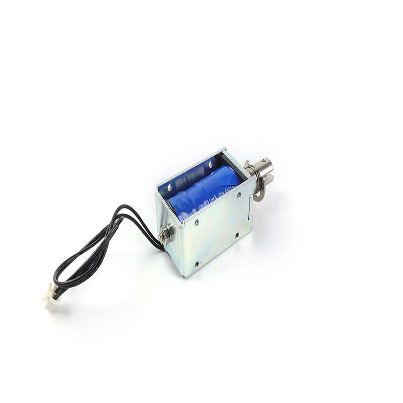 推拉电磁铁推杆框架式电磁铁推拉式联动门快递柜直流12v-24v批发