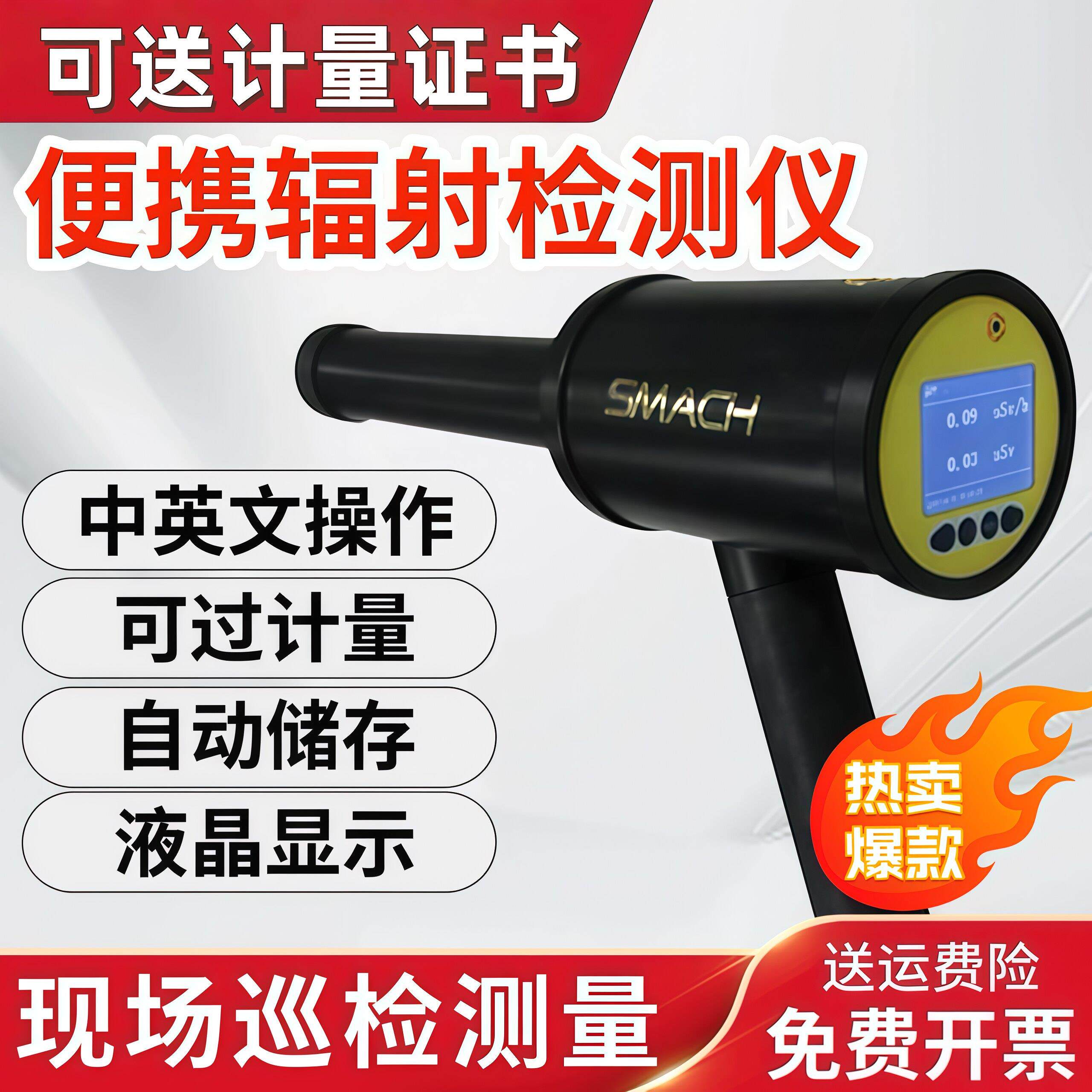 核辐射检测仪RP6000个人剂量报警仪放射性X-γ射线巡检仪RG1100
