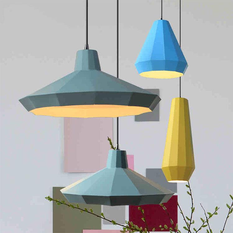 北欧创意咖啡厅灯简约现代个性艺术吧台餐厅吊灯客厅单头铁艺灯饰