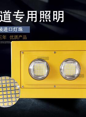 黄色隧道灯led灯低压36v100w50瓦加油站仓库厂房船用投光射灯200w