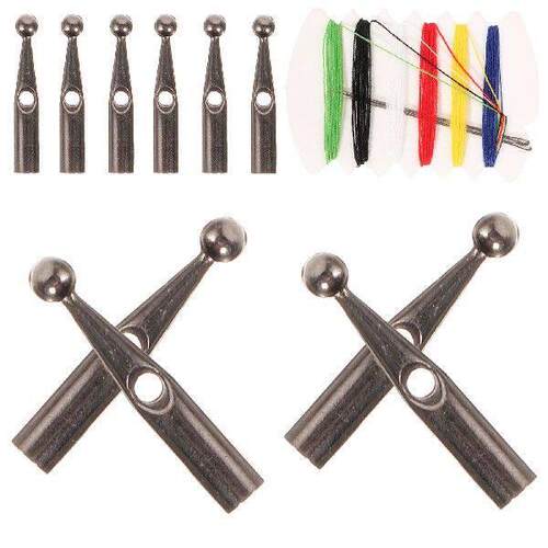 10 Pcs Foldable Umbrella Tail Beads Long Handle Repair