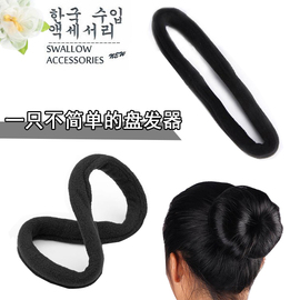 韩国海绵丸子头盘发器花苞头，懒人蓬松海绵盘，发器扎头发造型器头饰