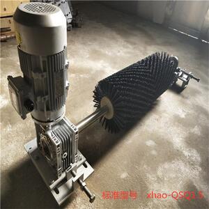 供应XQ-I型电动滚刷清扫器 旋转刷800mm输送带清扫器 厂家