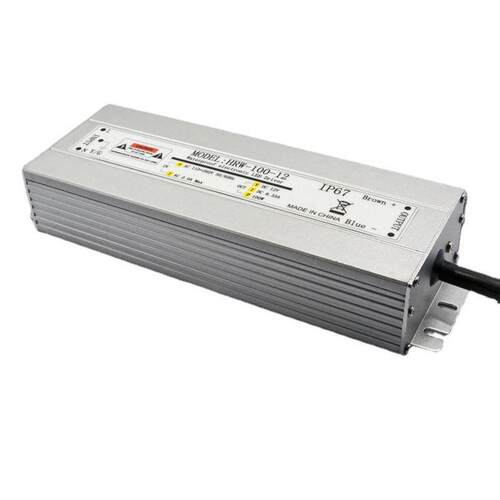 12v100w防水驱动电源AC转DC直流恒压8A低压防潮监控IP67防水电源