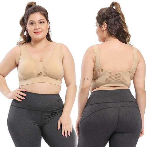 S-6XL大码瑜伽运动文胸内衣Plus-size yoga sports bra underwear