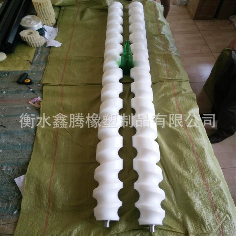 厂家供应进瓶螺旋 黑色MC尼龙进瓶螺杆 黑色MC含油尼龙进瓶螺旋杆