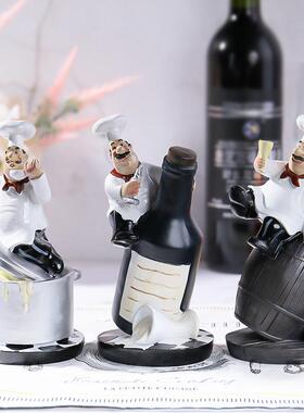 树脂工艺品时尚家居小摆件土豆厨师组合面包咖啡酒柜礼品装饰