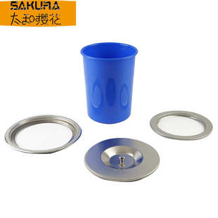 盖子整体不锈钢;嵌入式 底;台面x1aw桶 垃圾桶不锈钢垃圾桶