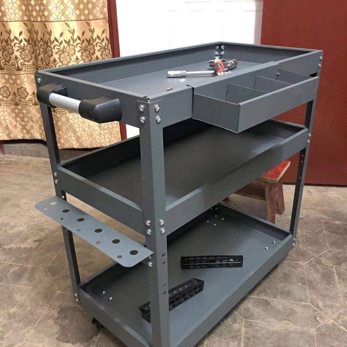移动工具车汽修维修手推车工具箱收纳推车推拉车汽修小推车带轮子