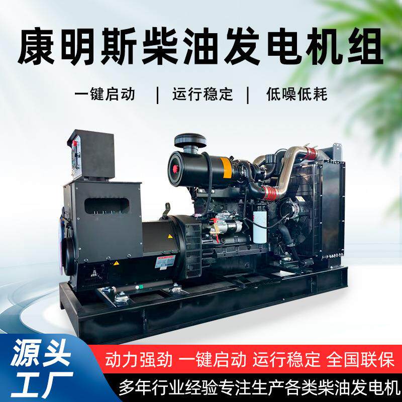 160kw康明斯柴油发电机组50/00/500KW三相全铜无刷柴油发电机组