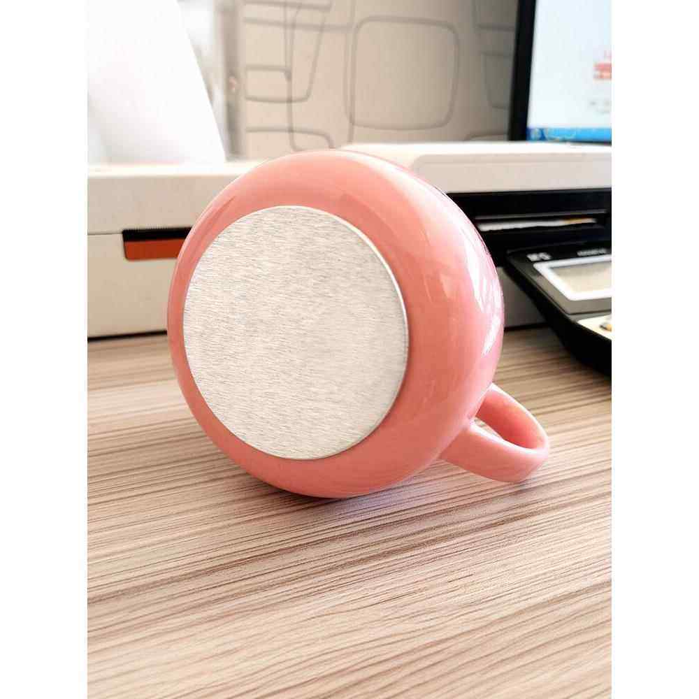 金属平底杯子可加热暖暖杯礼盒套装智能恒温杯垫导热陶瓷杯带盖勺