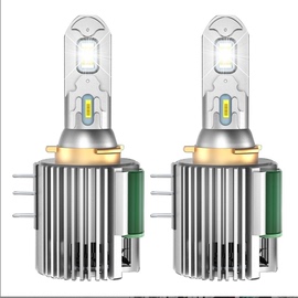 h15汽车专用led大灯日行，灯双光源强解码途锐高尔夫奔驰改装远近光