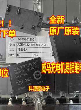AZEV132-1AE1BG-12D 12V 6脚 威马EX5新能源充电桩易损继电器全新