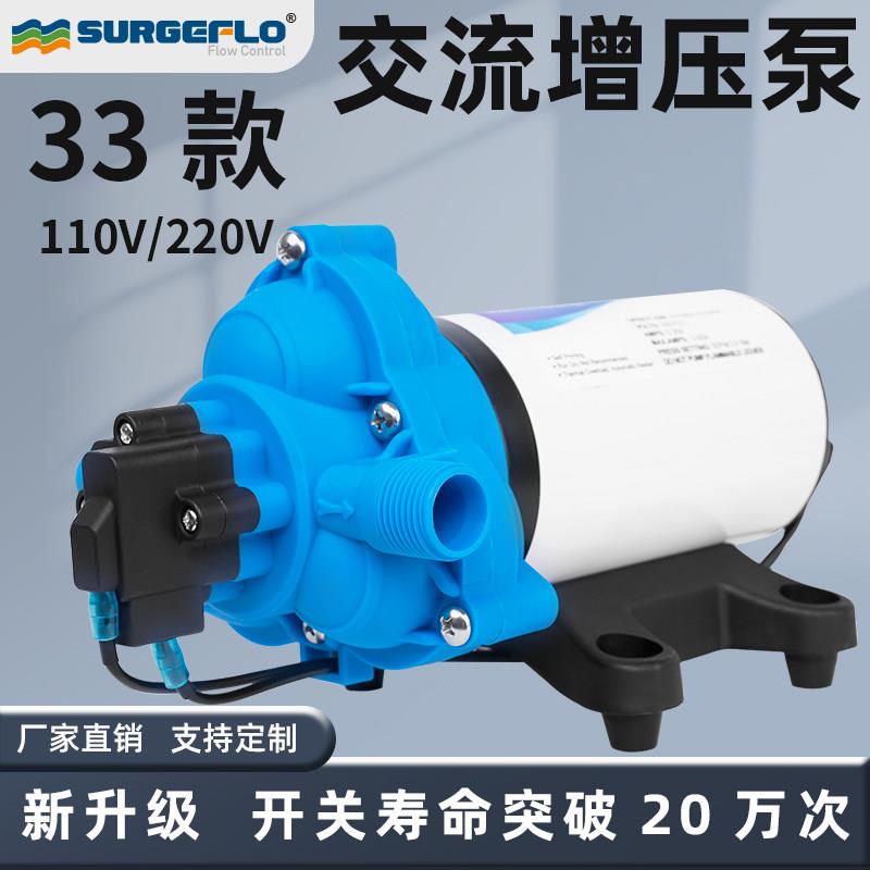 33款家用220v增压隔膜泵高压力冲洗车机自吸抽水泵房车加压灌装机