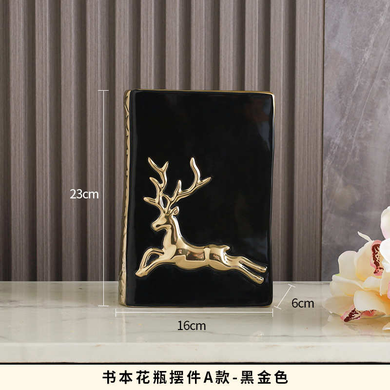 玄关酒柜现代展厅装饰创意服装家装花瓶摆件酒店电视柜北欧艺术