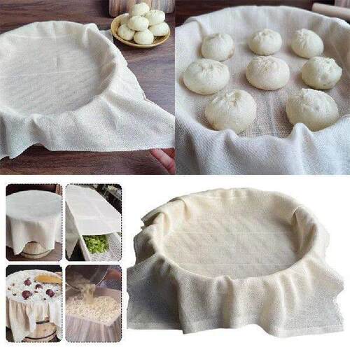 2 Pcs Pure Cotton Steamer Cloth Household Drawer Cloth