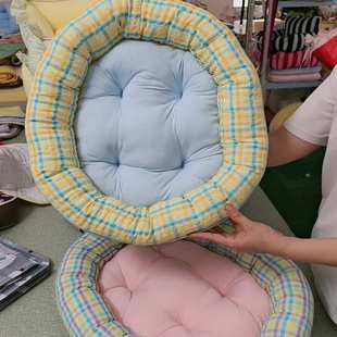 专用舒适加厚床垫猫狗用品椭圆形 冷感宠物窝猫窝狗窝夏季