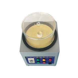 供应优质磁力抛光研磨机 带有机玻璃抛光桶  精密五金研磨去毛刺