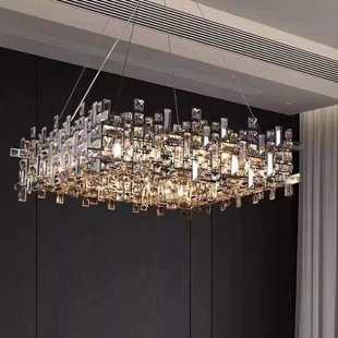后现代轻奢创意水晶客厅灯设计师卧室餐厅灯个性 饰灯 样板房装