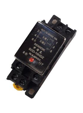 导轨式10A一常开一常闭SDD-10HDZ固态继电器5V-32V直流控直流50V