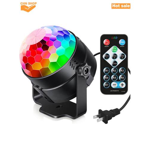 Sound Activated Party Lights with Remote DJ Lighting Disco