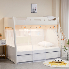 子母床1.5米上下铺，梯形双层床1.2m高低，儿童床1.35家用上下床蚊帐