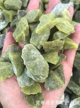 供应绿色石子水骨料绿石子园林绿化装饰室内外水磨石洗米石